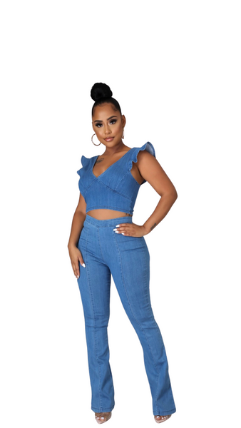 Pretty Babe Denim Set